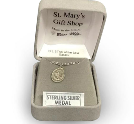 Star of the Sea Medal Sterling Silver - Image 2