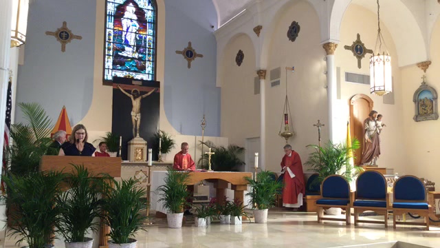 April 5, 2020 Palm Sunday Mass (Front Row View)
Online Giving At:
https://www.osvonlinegiving.com/1491/Home/NewQuickGive